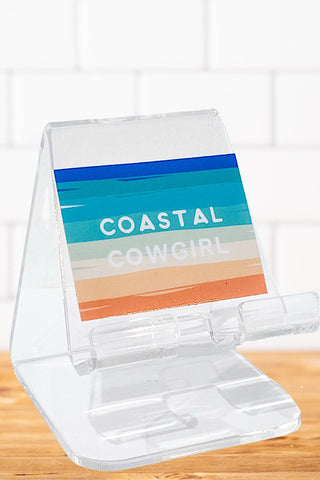 ETA 12/2 - Coastal Cowgirl Acrylic Phone Stand