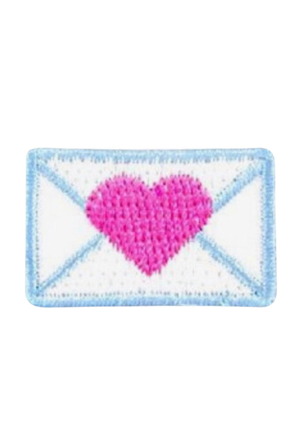 Heart Mail Embroidered Patch