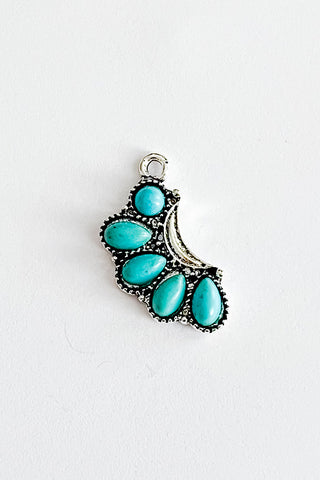 Western Turquoise Charms