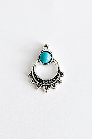 Western Turquoise Charms