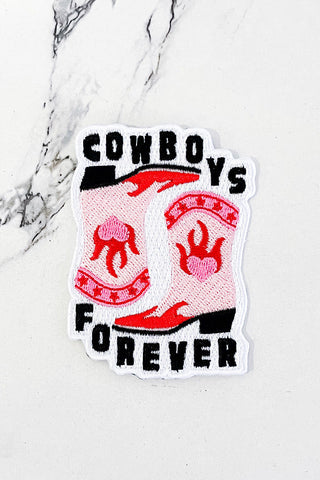 ETA 6/5 - Pink Black Cowboys Forever Embroidered Patch