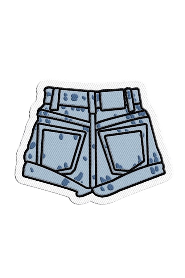 Short Shorts Embroidered Patch
