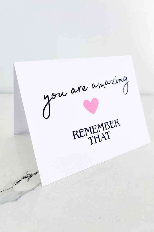 You Are Amazing Blank Notecard