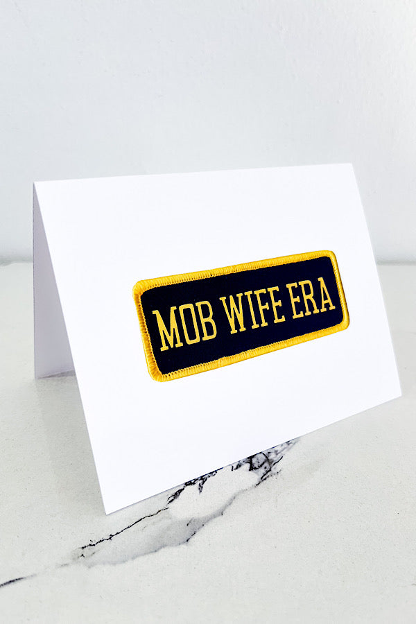 Mob Wife Era Blank Notecard