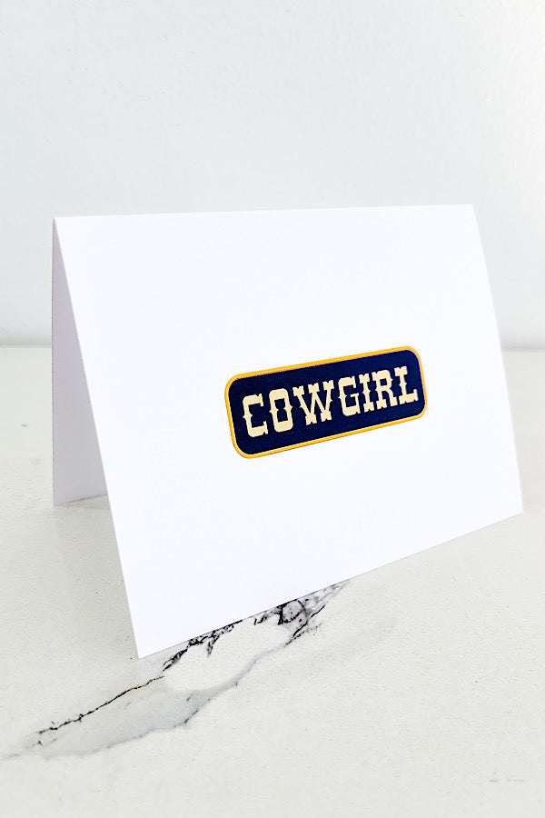 Cowgirl Blank Notecard
