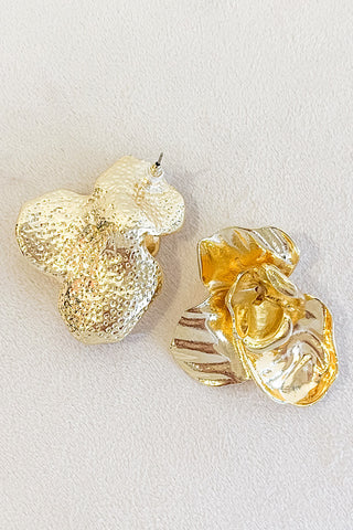 Eloise Large Flower Stud Earrings