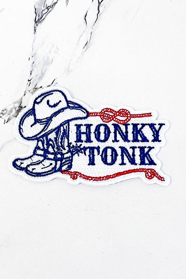 ETA 6/5 - Honky Tonk Boots Embroidered Patch