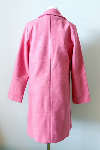 Juliette Pink Mid-Length Coat