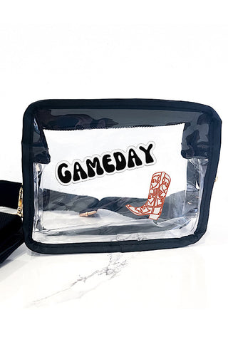 Gameday with Boot Clear Bag