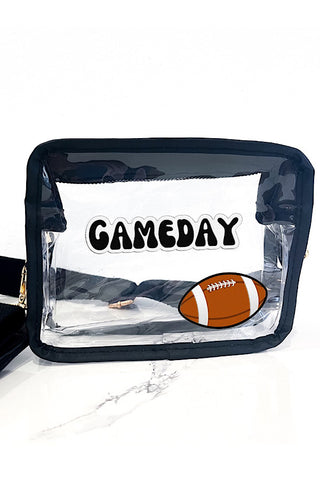 Gameday with Football Clear Bag