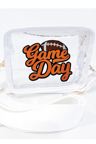 Orange Gameday Clear Bag