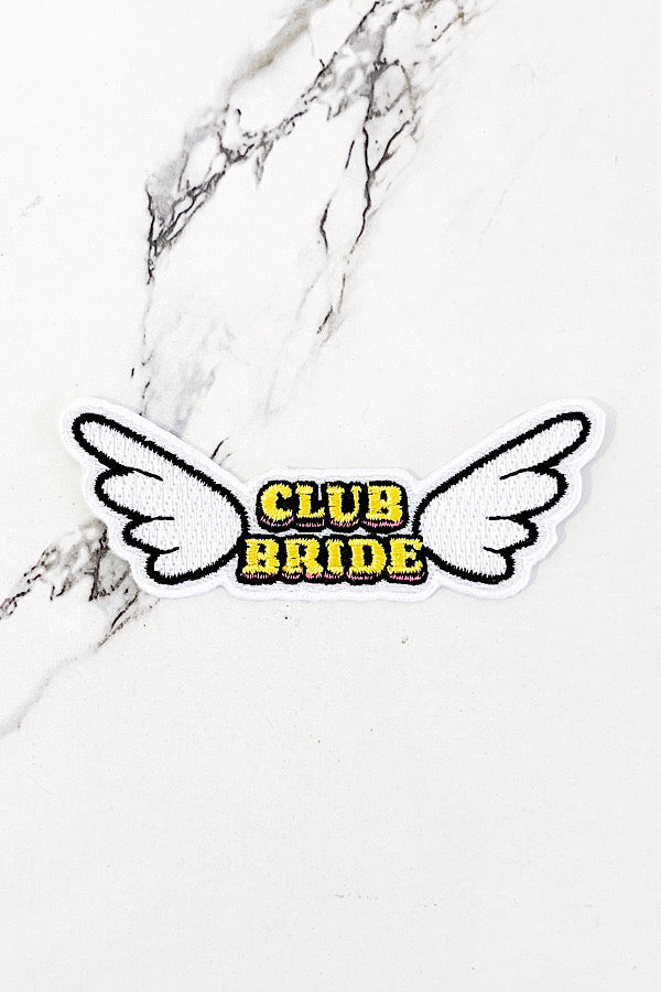 Club Bride Embroidered Patch