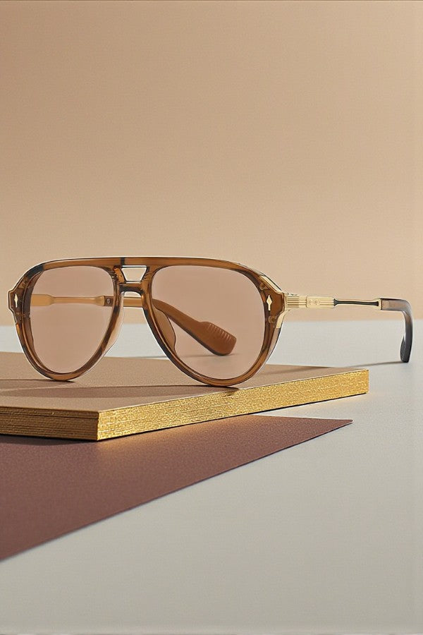 ETA 2/2 - Oliver Brown Aviator Sunglasses