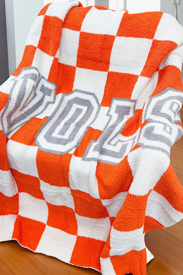 ETA 9/15 - Vols Checkerboard Luxury Blanket