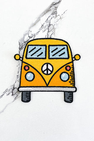 Peace Bus Embroidered Patch