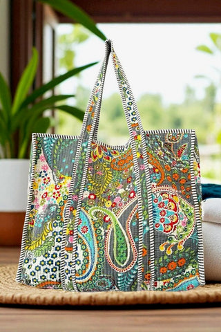 ETA 10/28 - Fabien Paisley Print Tote Bag