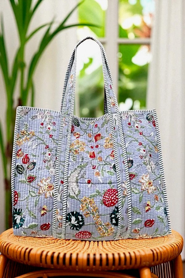 ETA 10/28 - Belinda Floral Print Tote Bag