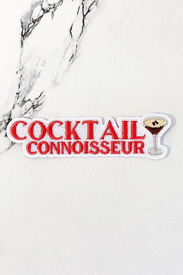 Cocktail Connoisseur Embroidered Patch