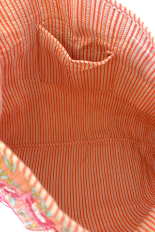 Golden Hour Floral Tote Bag