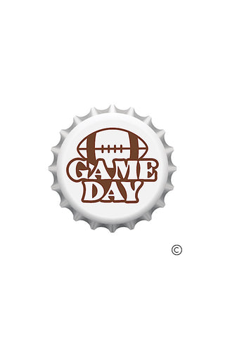 Game Day Bottle Cap Pin