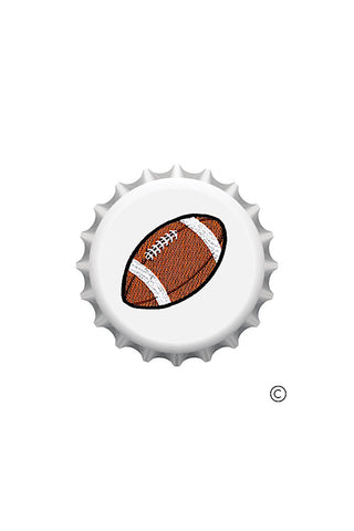 Football Bottle Cap Pin