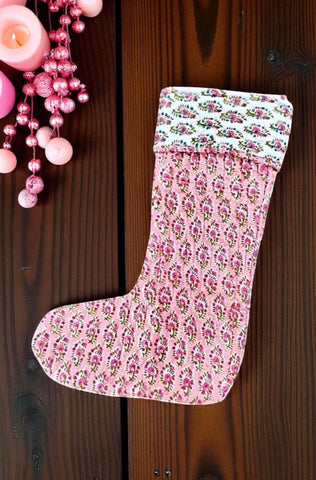 ETA 10/13 - Holly Pink Floral Stocking