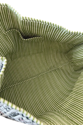 ETA 3/9 - Camila Green Leaf Floral Tote Bag