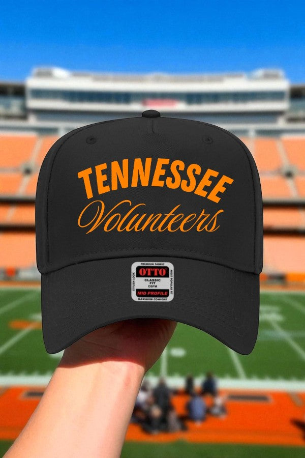 ETA 8/25 - Tennessee Volunteers Black Embroidered Hat