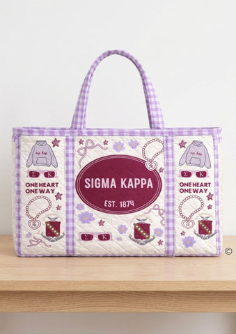 ETA 4/30 - Sigma Kappa Sorority Tote Bag