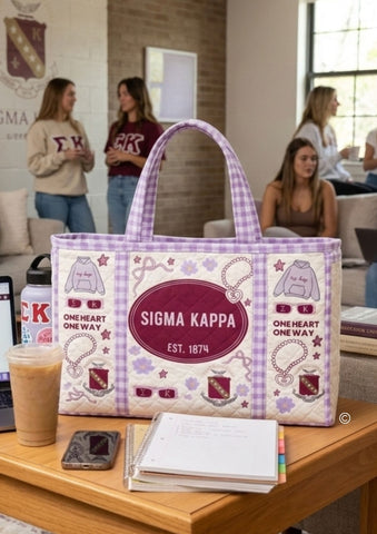 ETA 4/30 - Sigma Kappa Sorority Tote Bag