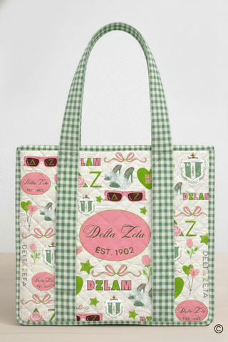 ETA 4/30 - Delta Zeta Sorority Tote Bag
