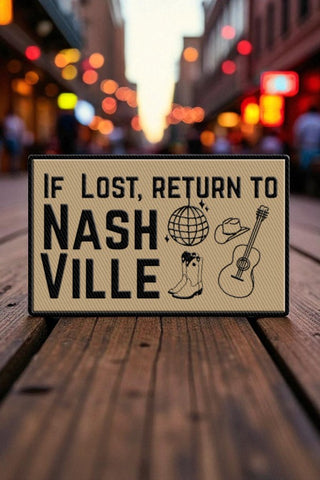 Return to Nashville Embroidered Patch