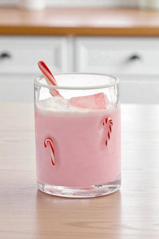 ETA 10/1 - Peppermint Candy Cane Drinking Glasses