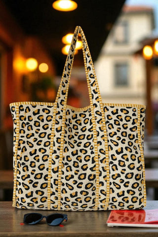ETA 10/27 - The Wild One Cheetah Print Tote Bag