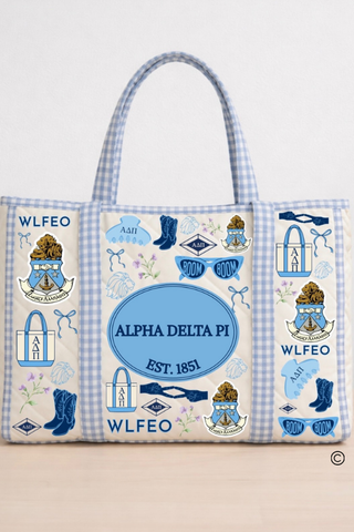 ETA 4/30 - Alpha Delta Pi Sorority Tote Bag