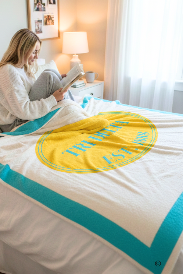 ETA 5/20 - Tri Delta Luxury Blanket