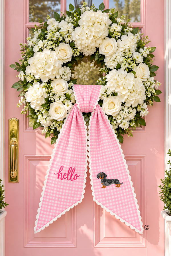 ETA 12/29-1/19 The Chloe Wreath Sash©