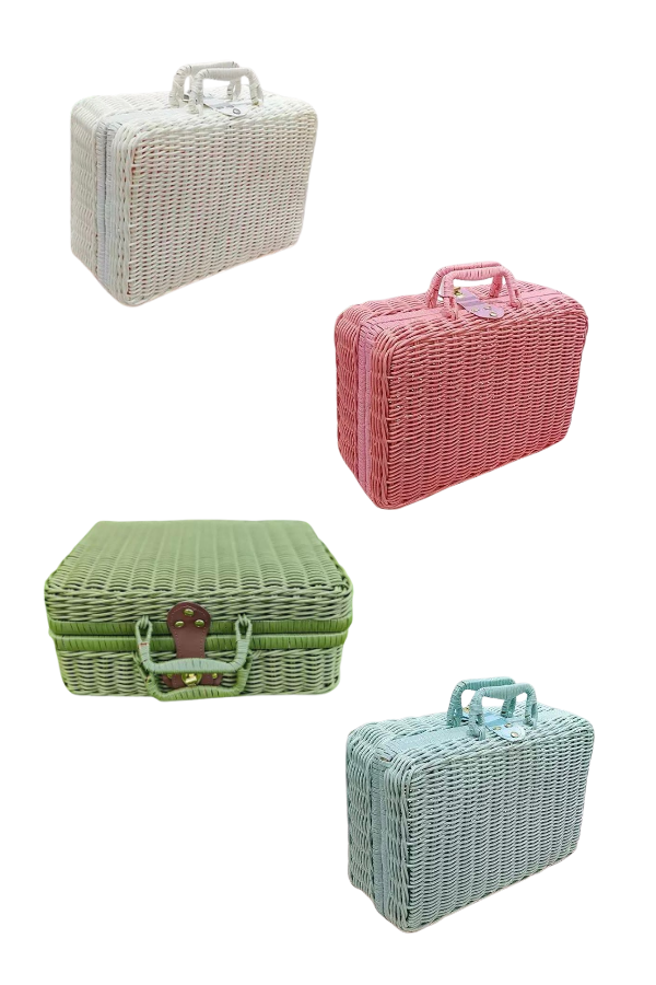 ETA 5/26 - Vaughn Rattan Woven Bags