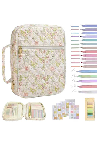 ETA 12/30 - Ruth Pink Floral Print Bible Cover