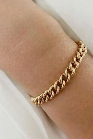 Natural Elements Chunky Gold Link Bracelet