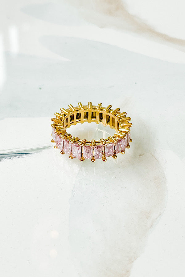 Natural Elements Pink Diamond Ring