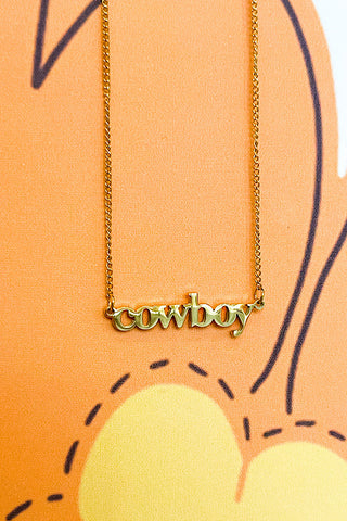 COWBOY Gold Necklace
