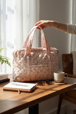 Dakota Baby Pink Floral Bag