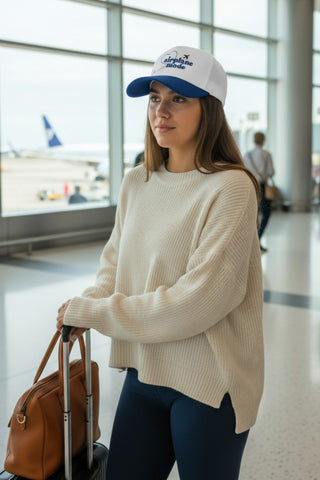 Airplane Mode Embroidered Hat