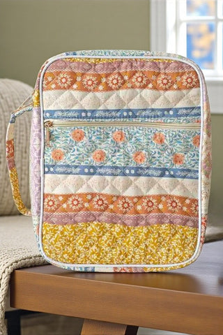 ETA 5/27 - Mary Multicolor Floral Quilted Bible Cover