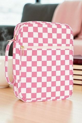 ETA 10/17 - Chloe Pink Check Bible Cover