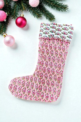 ETA 10/13 - Holly Pink Floral Stocking