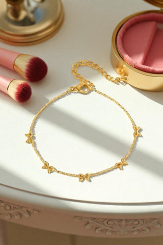 ETA 8/27 - Sweet Ties Gold Bow Bracelet
