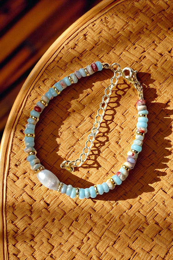Serena Beaded Pearl Bracelet