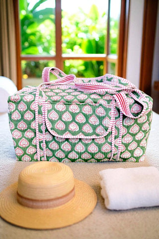 ETA 10/17 - Carry On Cutie Floral Duffle Bag
